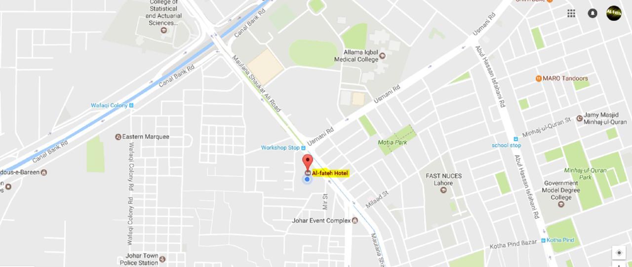 Al-Fateh Hotel لاهور المظهر الخارجي الصورة